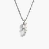 Awe Inspired Necklaces 925 Sterling Silver / 16''-18'' Crystal Snake Necklace