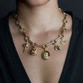 Awe Inspired Necklaces 14K Gold Vermeil Archive Curse of Hades Charm Necklace