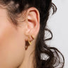 Diamond Ray Huggie Earring