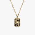 Awe Inspired Necklaces 14K Gold Vermeil / Death Tarot Pendant / 16'' - 18'' Tarot Necklace