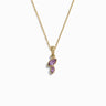 Double Marquise Amethyst Necklace
