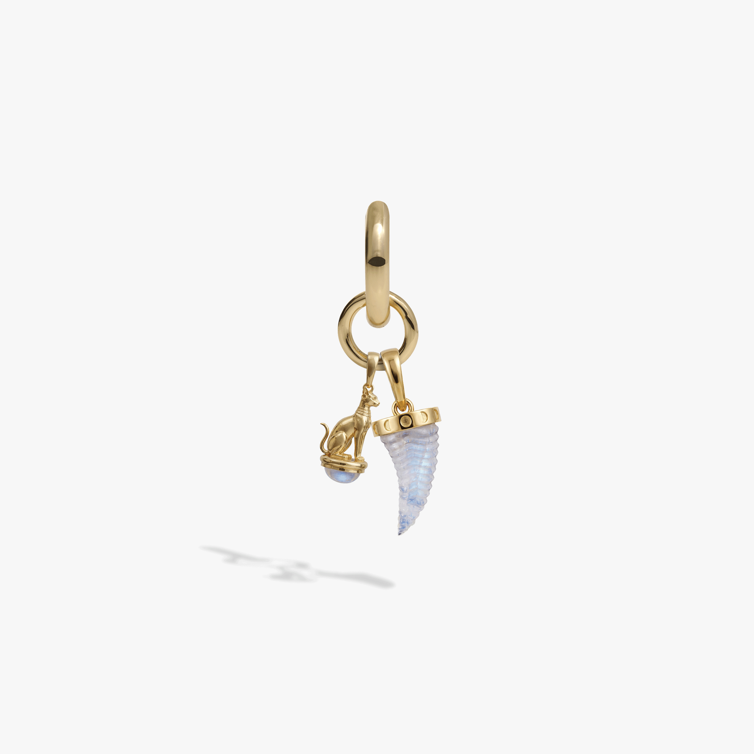 Dual Charm Earring
