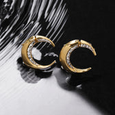Awe Inspired Earrings Crescent Moon Earrings