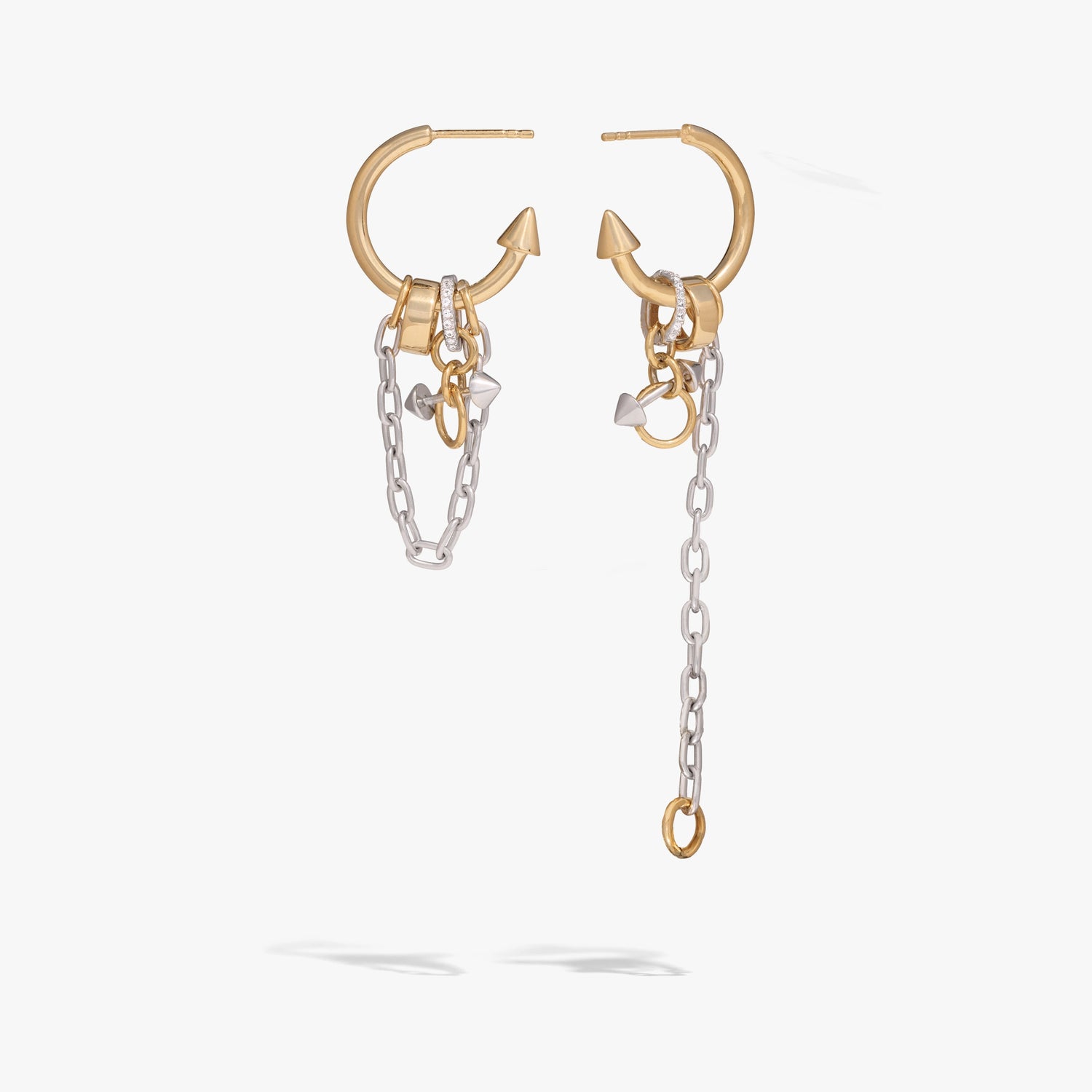 Awe Inspired Earrings Chainmail Dynamic Hoop