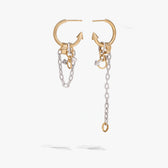 Awe Inspired Earrings Chainmail Dynamic Hoop