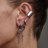 Awe Inspired Earrings Flying Dagger Studs