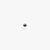 Awe Inspired Earrings 14K Gold Vermeil / Blue Lapis / Single Evil Eye Cabochon Studs