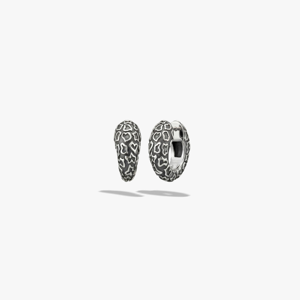 Awe Inspired  Earrings Leopard Print Huggies