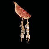 Awe Inspired Earrings Pearl & Crystal Quartz Dynamic Huggie