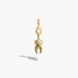 Awe Inspired  Earrings Sapphire Tooth Gem Huggies