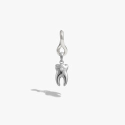 Awe Inspired  Earrings Sapphire Tooth Gem Huggies