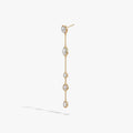 Awe Inspired  Earrings Molten Pearl Linear Statement Earrings