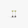 Awe Inspired  Earrings Molten Pearl Asymmetrical Earrings