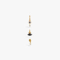 Awe Inspired Earrings 14K Gold Vermeil / Mixed Single Right Mixed Anatomy Of Desire Earrings