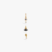Awe Inspired Earrings 14K Gold Vermeil / Mixed Single Right Mixed Anatomy Of Desire Earrings