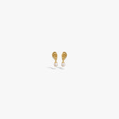 Awe Inspired Earrings 14K Gold Vermeil / Ears / Pair Eyes Lips Nose Ears Earrings