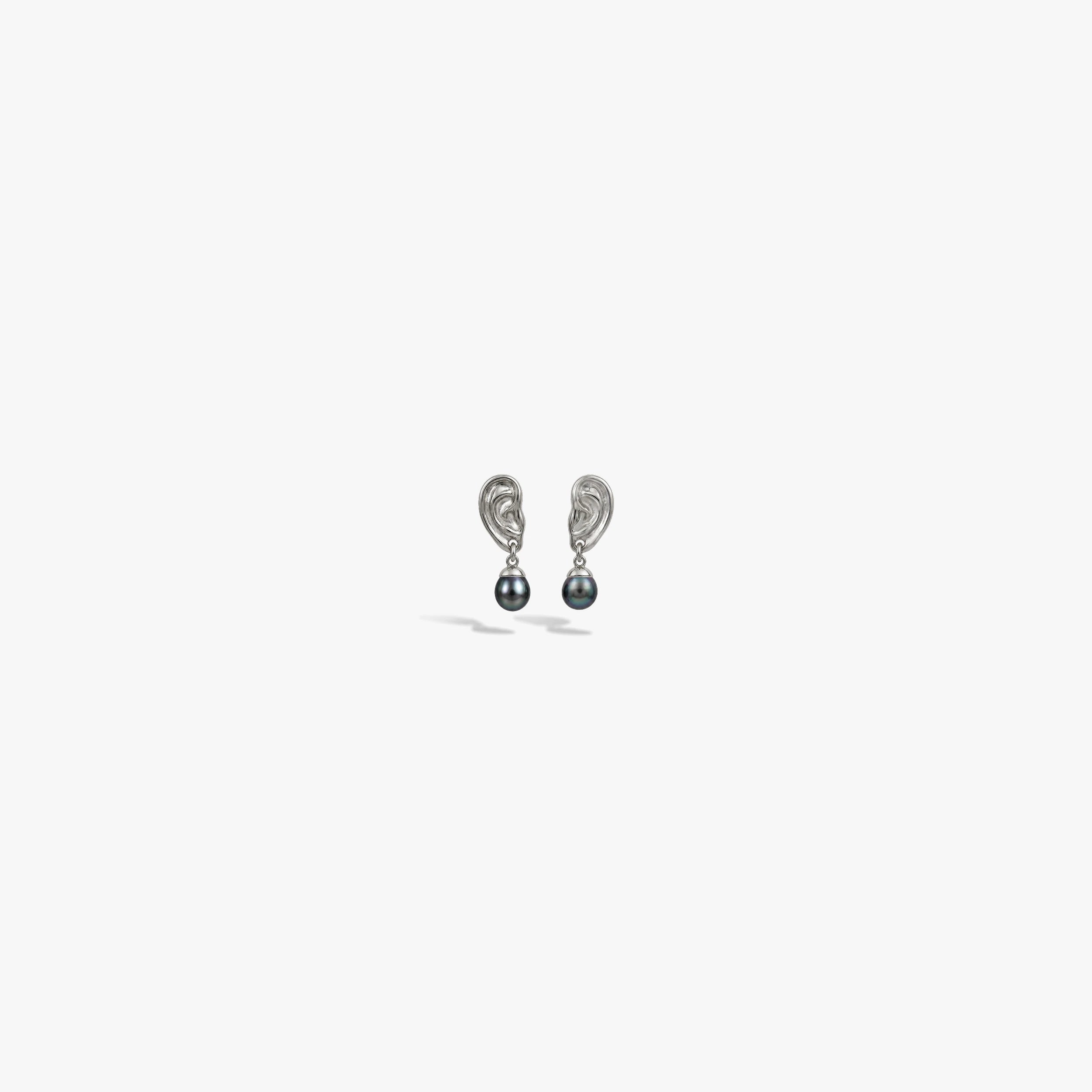 Awe Inspired Earrings 925 Sterling Silver / Ears / Pair Anatomy Of Desire Earrings