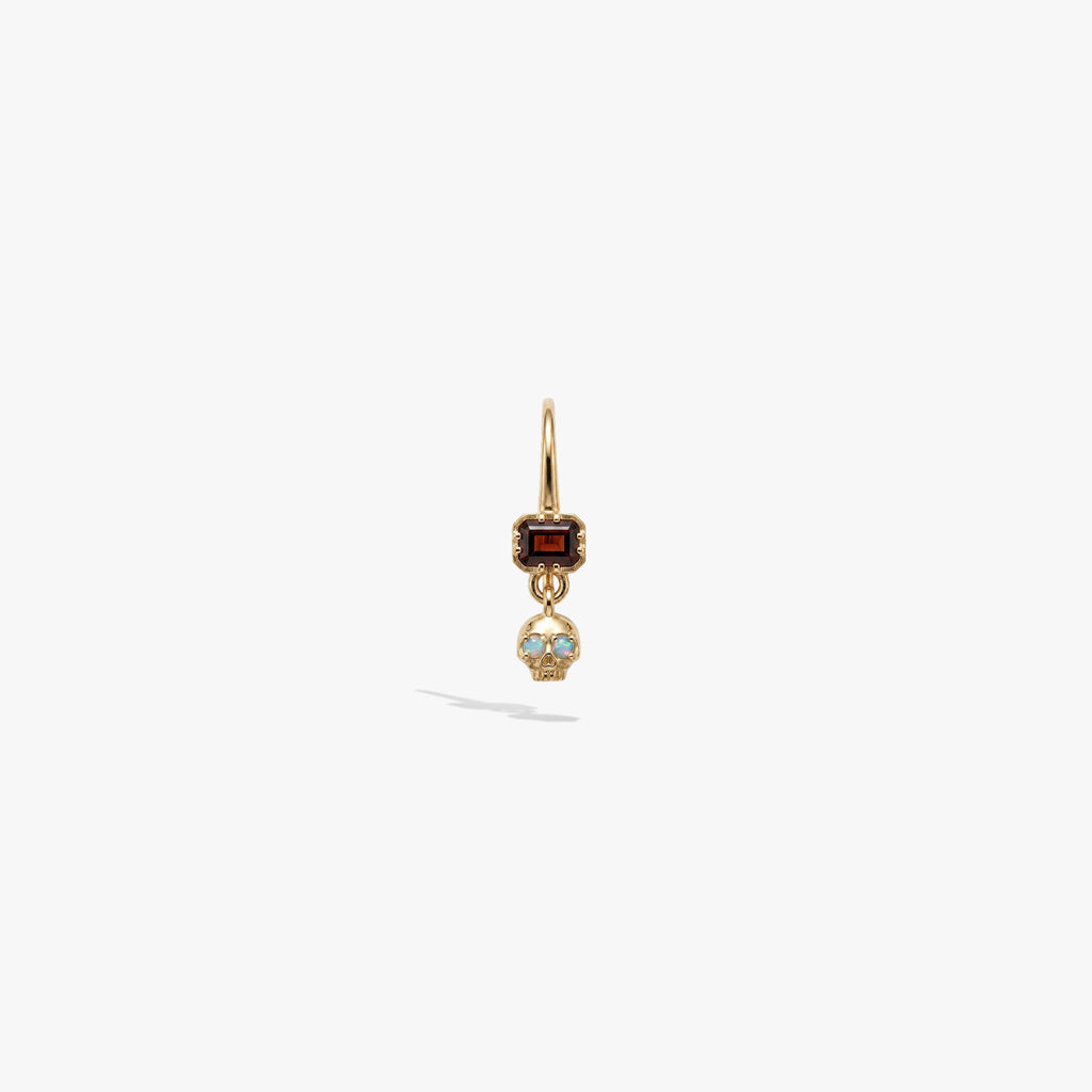 Awe Inspired Earrings 14K Gold Vermeil / Single Gothic Drop Earrings