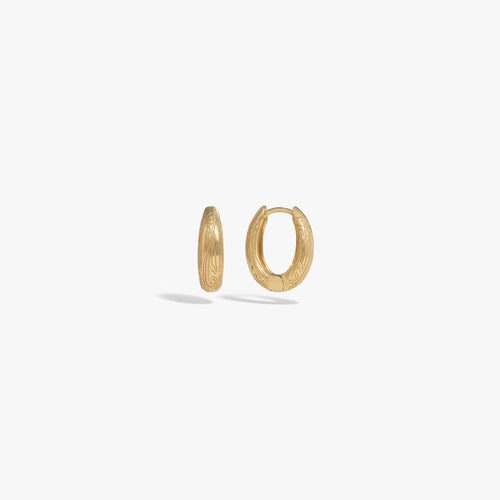 Awe Inspired Earrings 14K Gold Vermeil Filigree Hoops