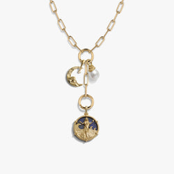 Awe Inspired Necklaces 14K Gold Vermeil / Endless Tide Spellcasting Charm Lariat