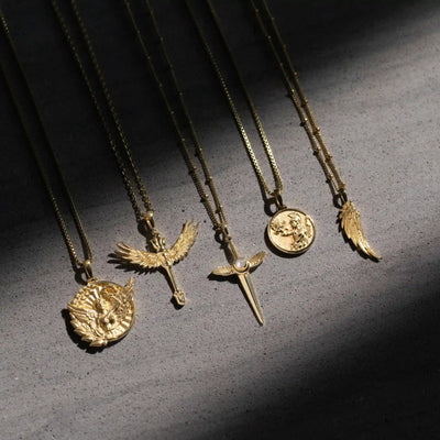 Nike Ancient Greek Medusa Protection and Victory Pendant