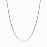 A Foxtail Chain necklace from Awe Inspired on a white background.