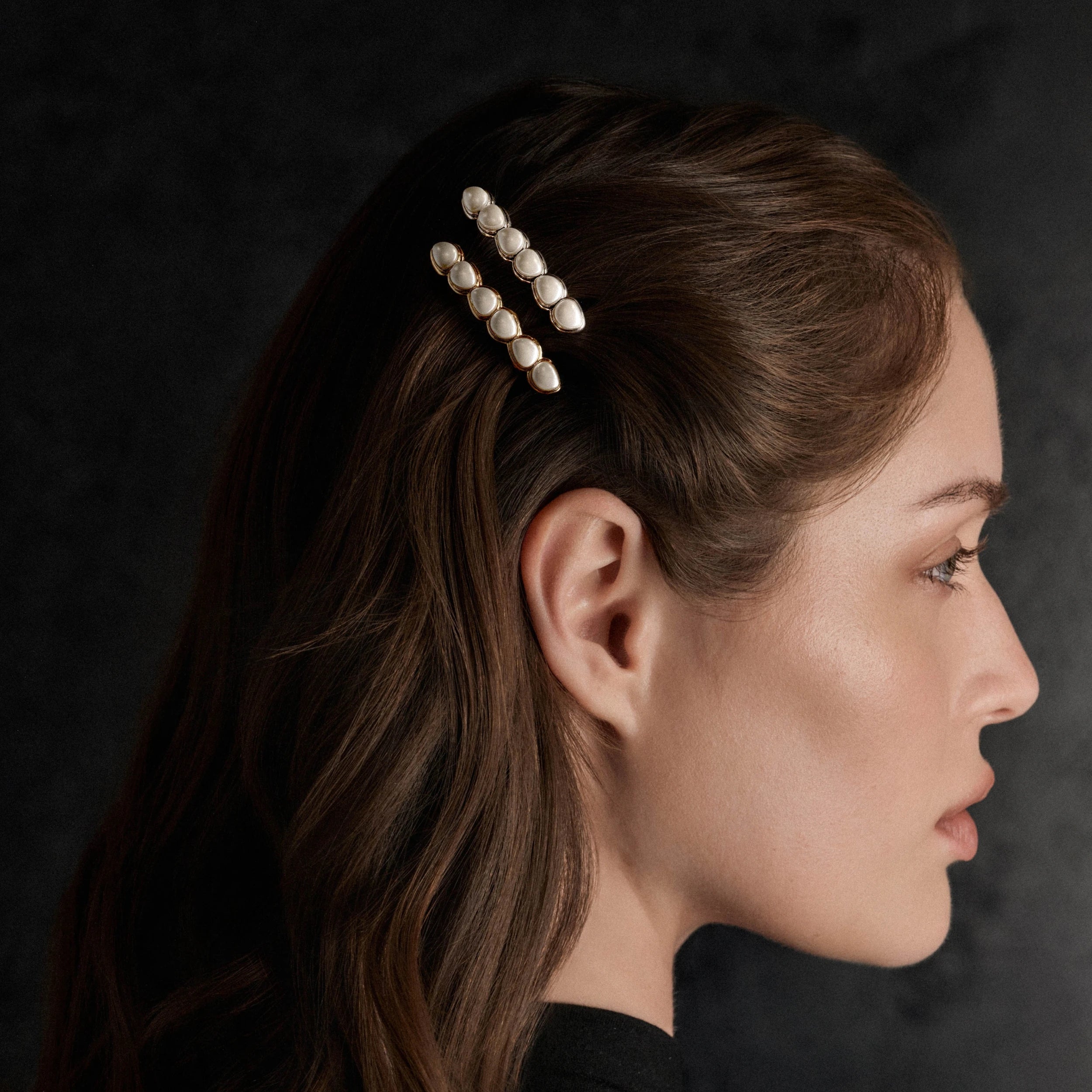 Awe Inspired Ritual Pearlescent Hair Clip