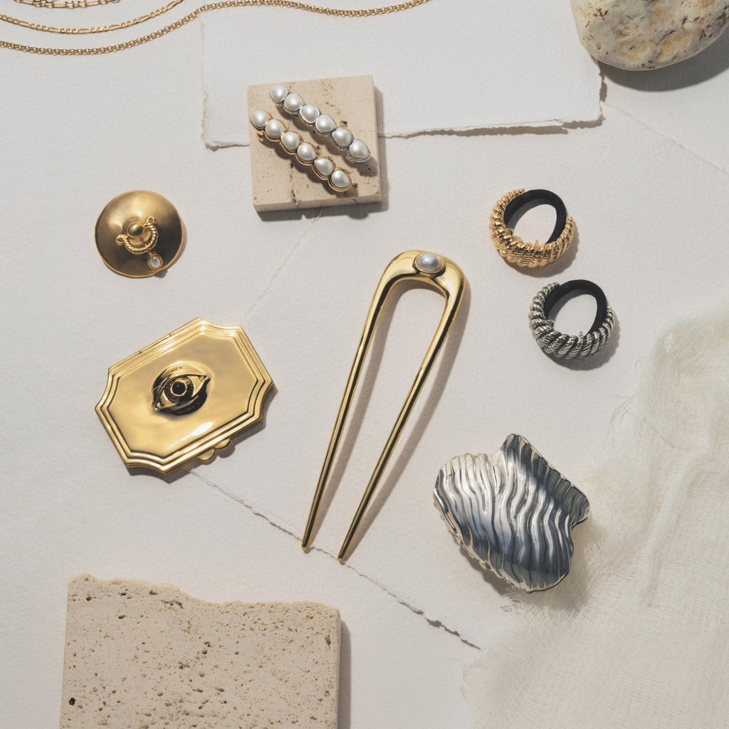 Awe Inspired Ritual Sculptural Pearl Hair Pin