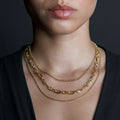 Awe Inspired Necklaces 14K Gold Vermeil Archive Gold Necklace Layering Set