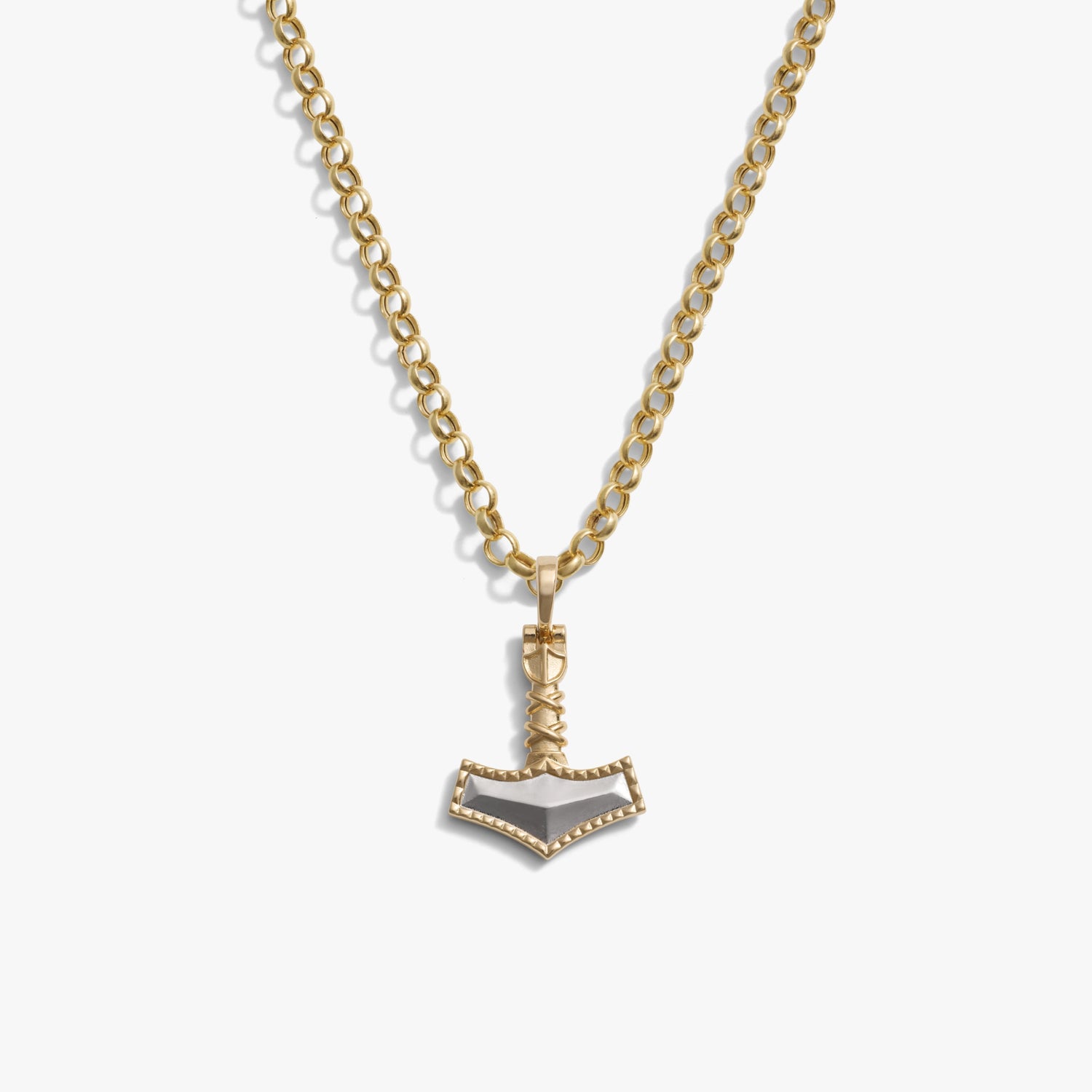 Awe Inspired Necklaces 14K Gold Vermeil / 20" Thor's Hammer Necklace