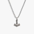Awe Inspired Necklaces 925 Sterling Silver / 20" Thor's Hammer Necklace