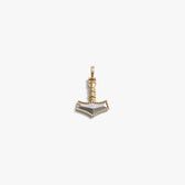 Awe Inspired Pendants 14K Gold Vermeil Thor's Hammer Amulet