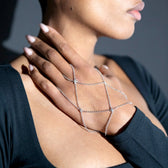 Awe Inspired Bracelets 925 Sterling Silver Chainmail Hand Chain