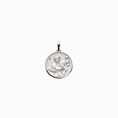 An Awe Inspired Harriet Tubman pendant with an image of St. John the Baptist.