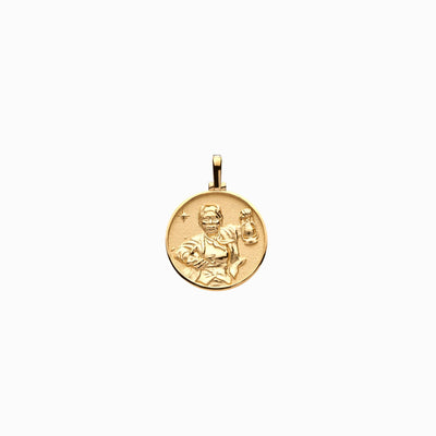 An Awe Inspired Harriet Tubman Pendant with an image of a man holding a coin.