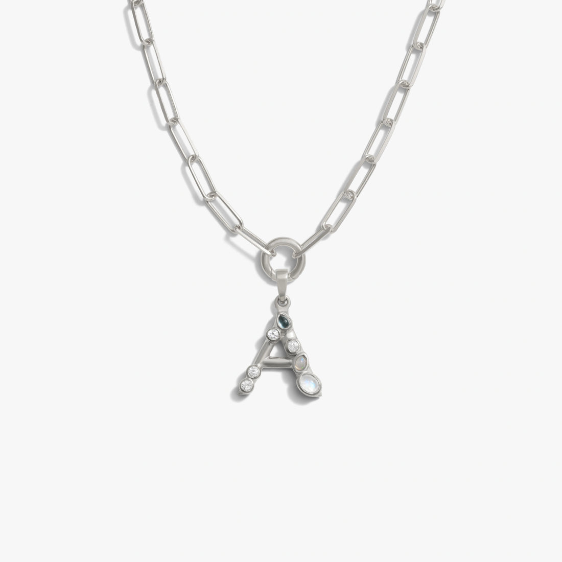 Awe Inspired Necklaces Initial Single Charm Necklace