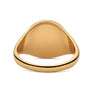 An Awe Inspired Frida Kahlo Signet Ring in gold vermeil