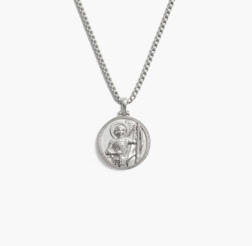 Awe Inspired Necklaces 925 Sterling Silver / 16"-18" Joan of Arc Real-Life Goddess Necklace