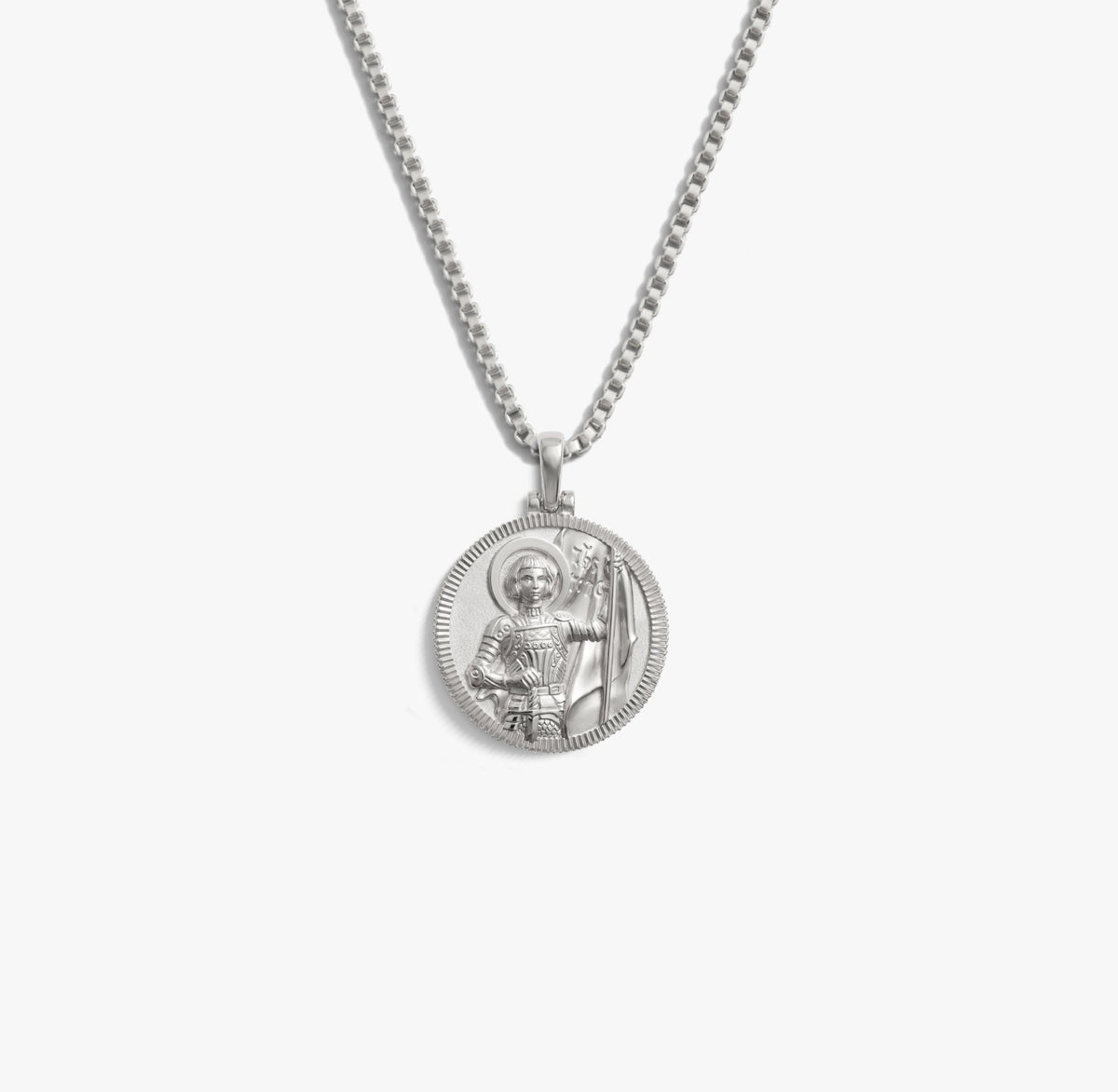 Awe Inspired Necklaces 925 Sterling Silver / 16"-18" Joan of Arc Real-Life Goddess Necklace