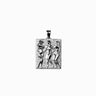 An Embrace Tablet pendant with three women on it from Awe Inspired.