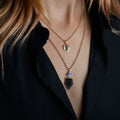 Awe Inspired Necklaces 14K Gold Vermeil Archive Labradorite Sorceress Necklace Set