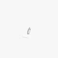 Awe Inspired Earrings 925 Sterling Silver / Single Diamond Huggie Earrings