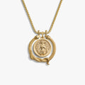 Awe Inspired Necklaces 14K Gold Vermeil / Lilith Snake Halo Goddess Necklace