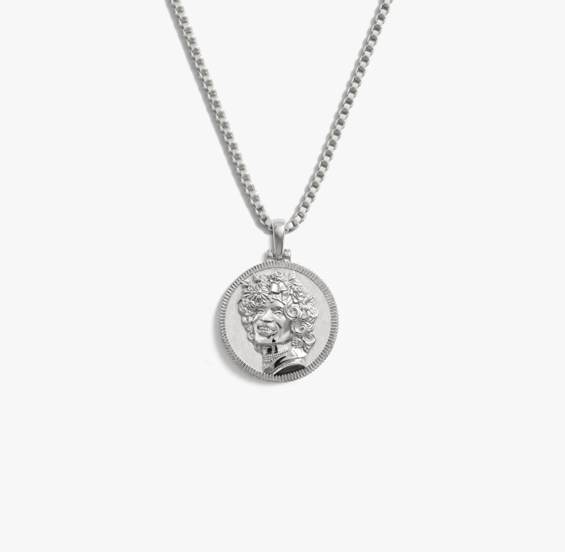 Awe Inspired Necklaces 925 Sterling Silver / 16"-18" Marsha P. Johnson Real-Life Goddess Necklace