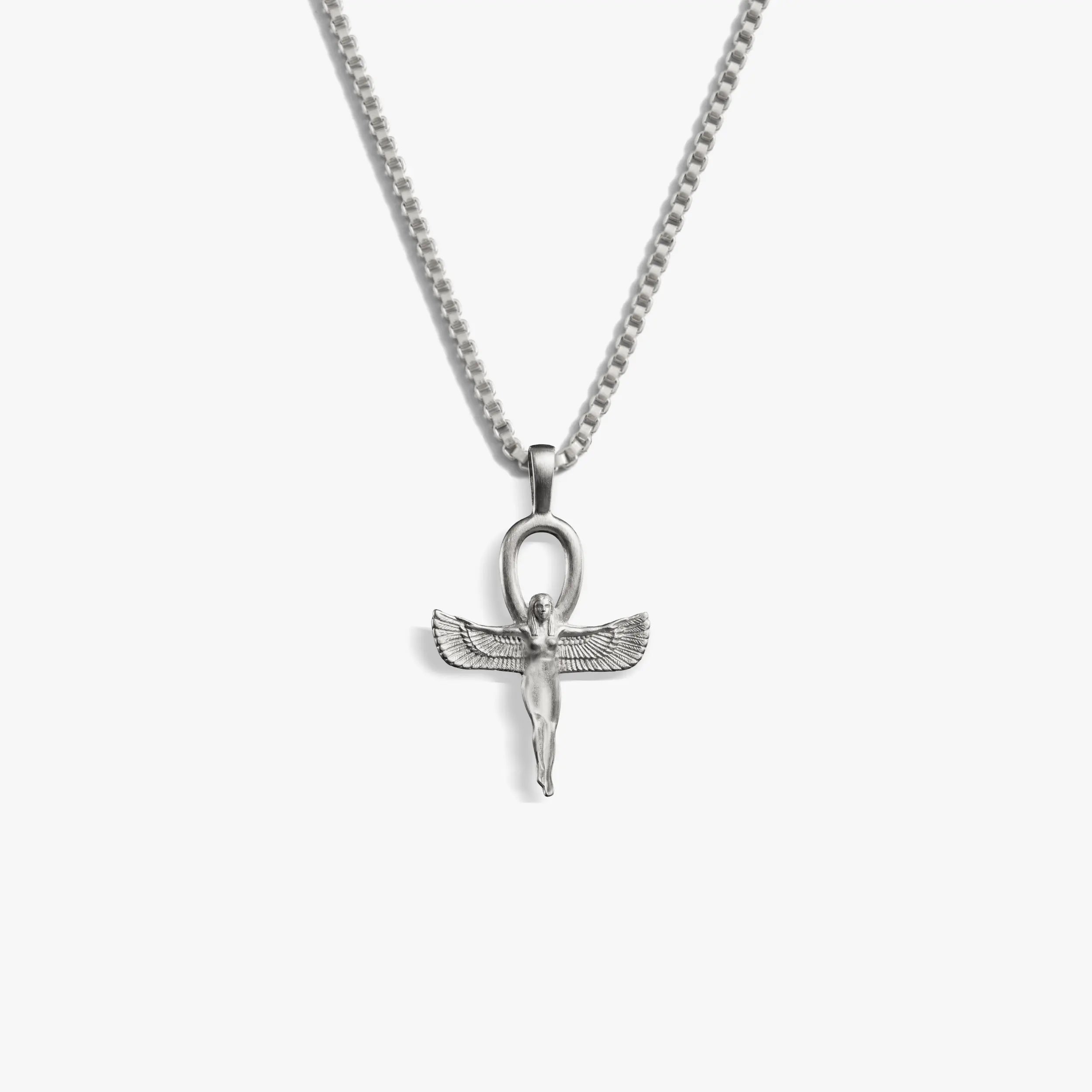 Awe Inspired Necklaces 925 Sterling Silver / 16"-18" Ankh of Isis Necklace