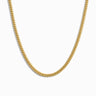 A Miami Cuban Chain by Awe Inspired, ideal for layering, showcased against a white background.