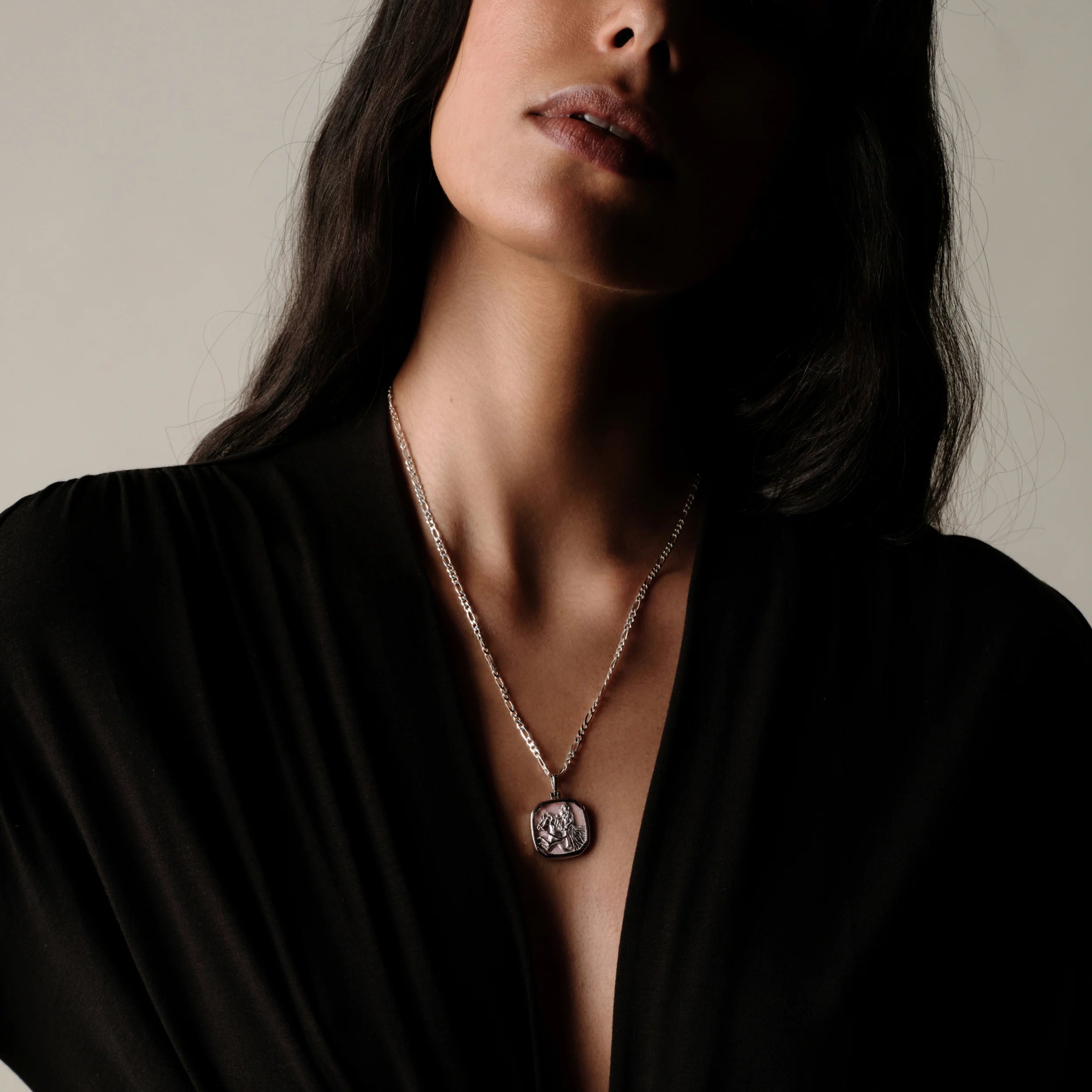 Awe Inspired Necklaces Thin Figaro Chain