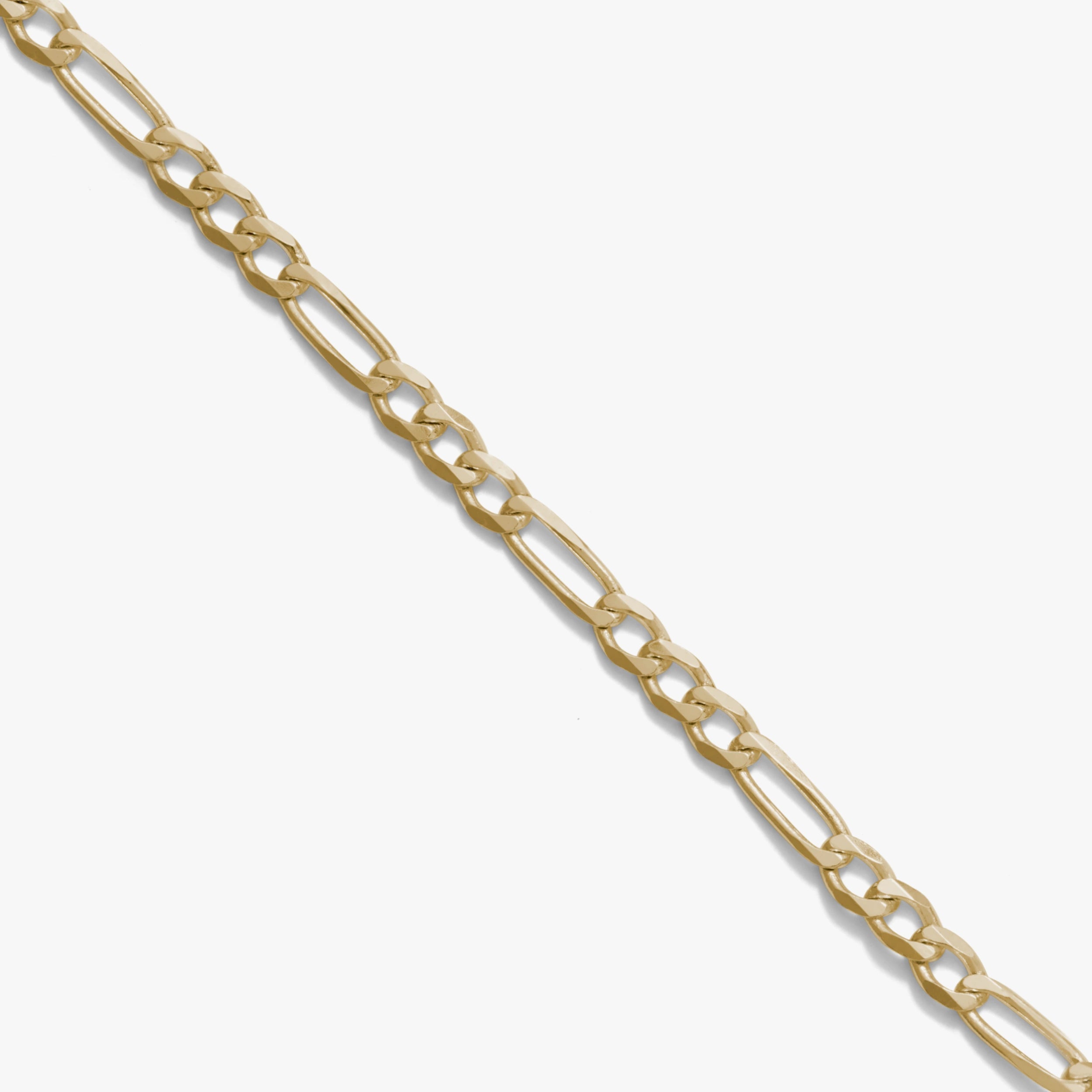 Awe Inspired Necklaces 14K Gold Vermeil Thin Figaro Chain