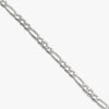 Awe Inspired Necklaces 925 Sterling Silver Thin Figaro Chain