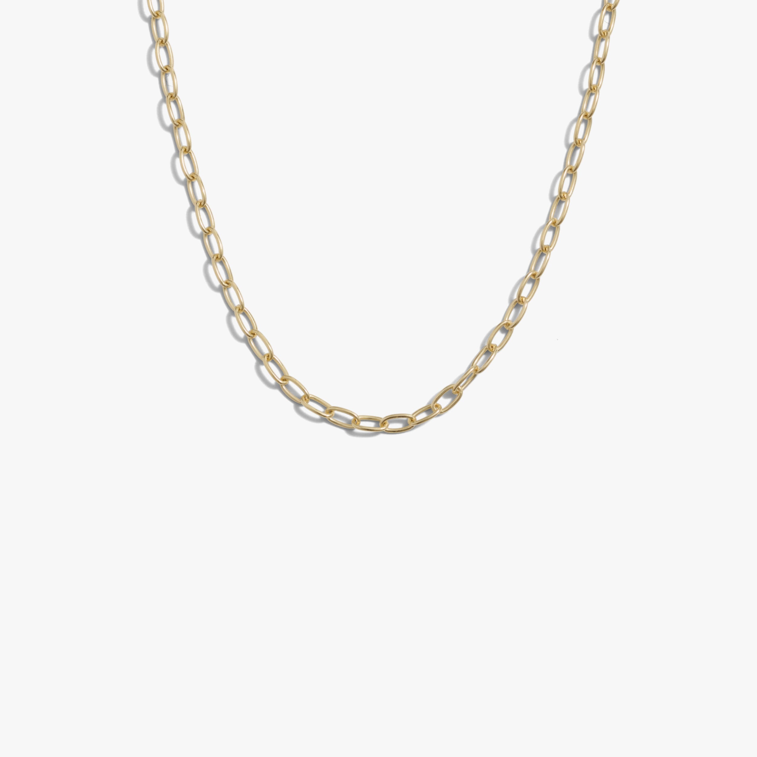Awe Inspired Necklaces Mini Paperclip Chain Necklace